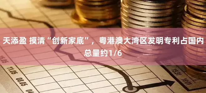 天添盈 摸清“创新家底”，粤港澳大湾区发明专利占国内总量约1/6